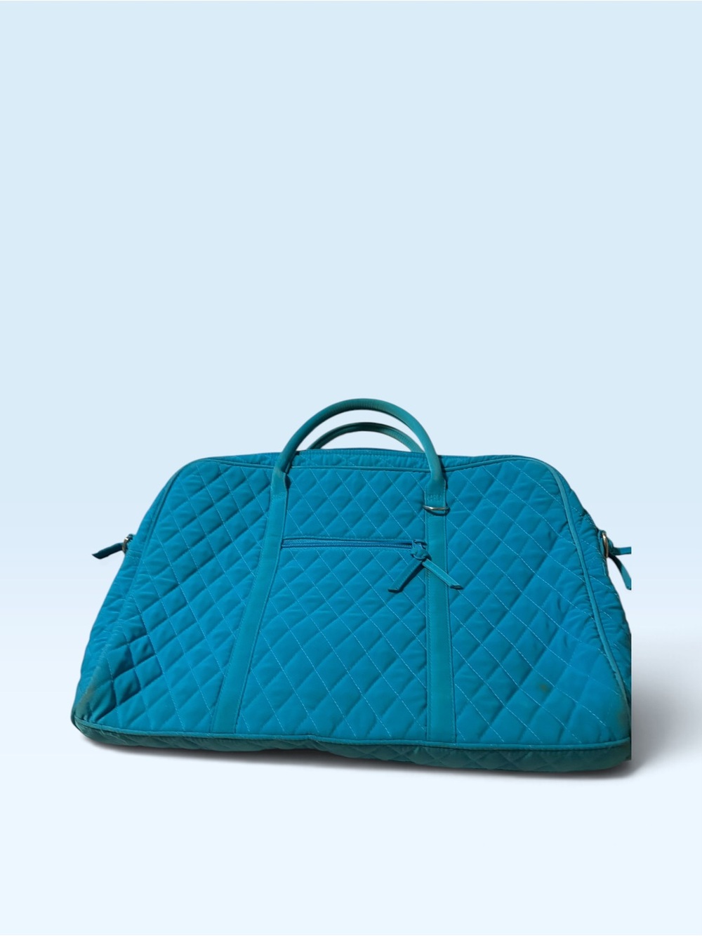 Vera Bradley Quilted Teal Travel Tote Bag - Women's Carryall